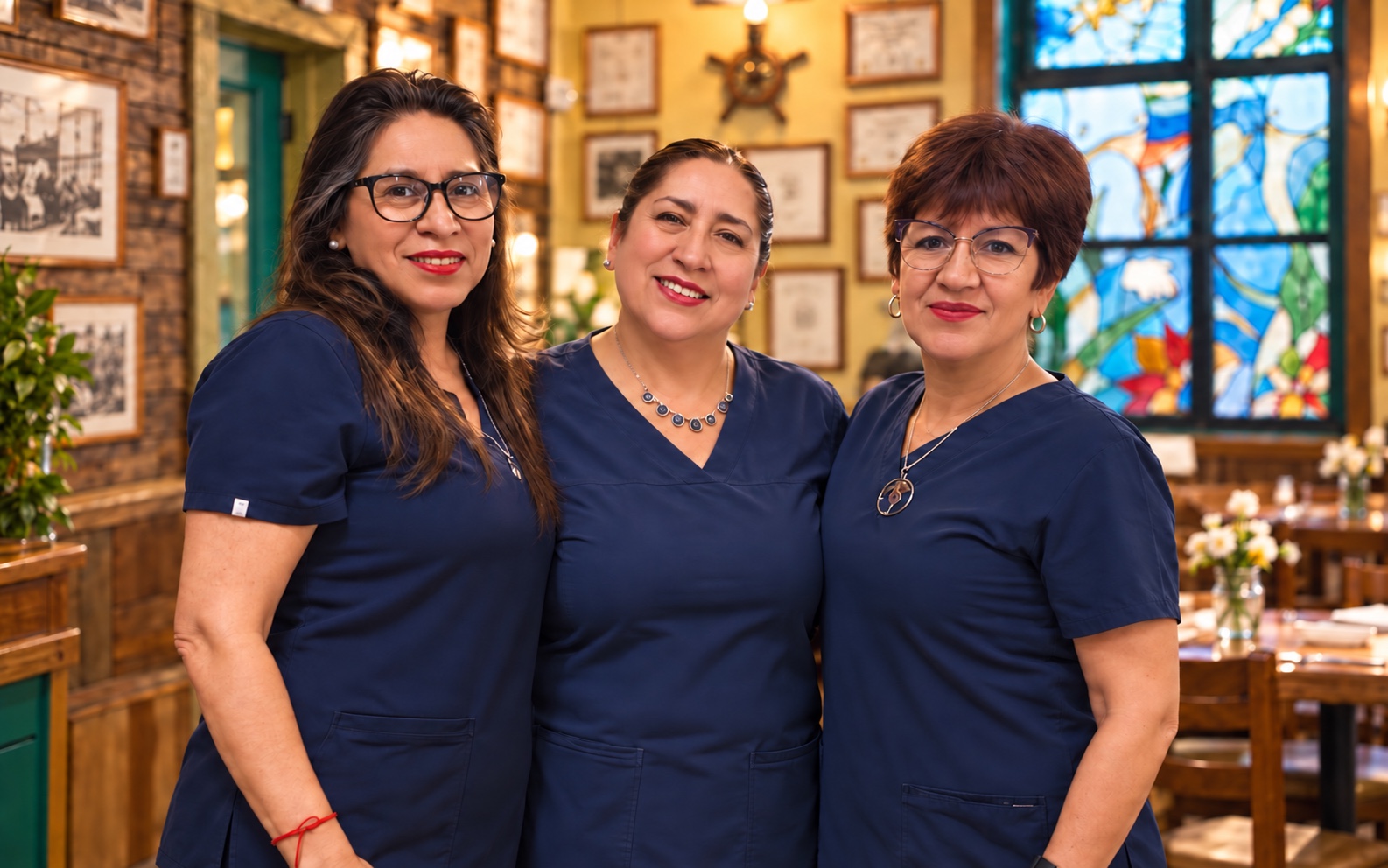 Sandra, Mabel y María Eugenia, continuadoras de la tradición de Sacho